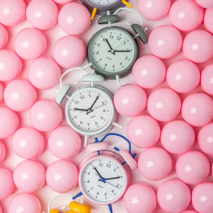 Produktbild Fisura RETRO ALARM CLOCK grey