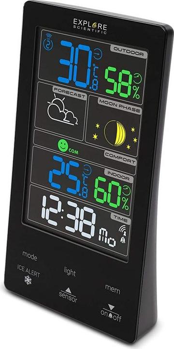 Immagine prodotto Explore Scientific WSC-4009 stazione meteorologica digitale Nero LCD AC