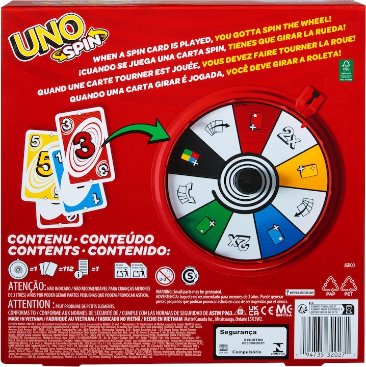 Produktbild Mattel Games UNO Spin (Deutsch)