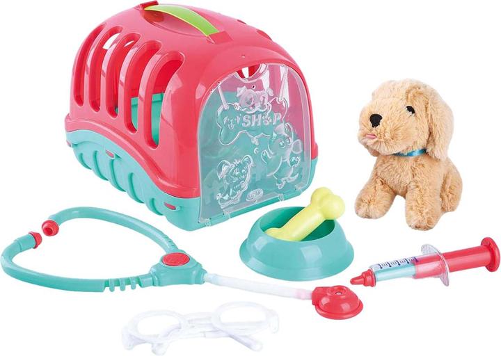 Produktbild Siva Plüschtier Hund mit Transportbox 7-tlg. (15 cm)