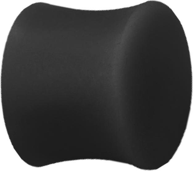 Produktbild Star Piercing Flared Plug Retainer schwarz (ohne Messing, Silikon)