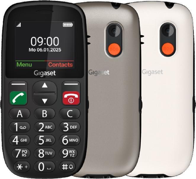 Produktbild Gigaset GL395 black (2.20", 0.30 Mpx, 2G)