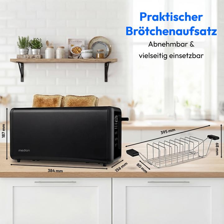 Produktbild Medion Life MD12103 Toaster schwarz