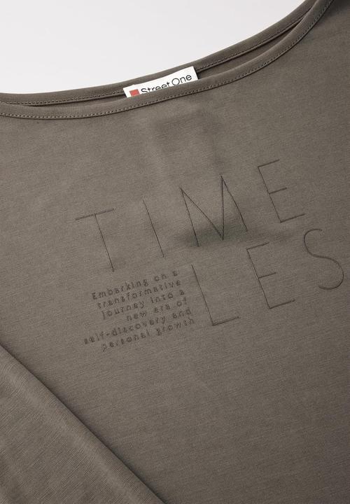 Immagine prodotto Street One Camicia Effetto Seta con Testo (44)