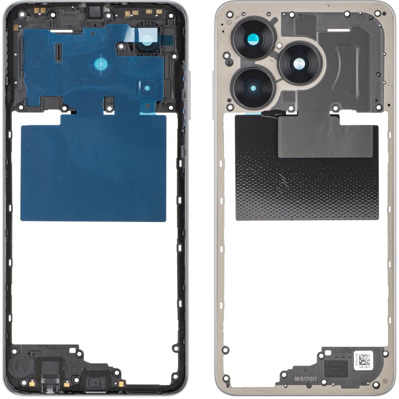 Honor Mitelrame fur X5c Plus, Silver, Pezzi di ricambio per dispositivi mobili, Argento