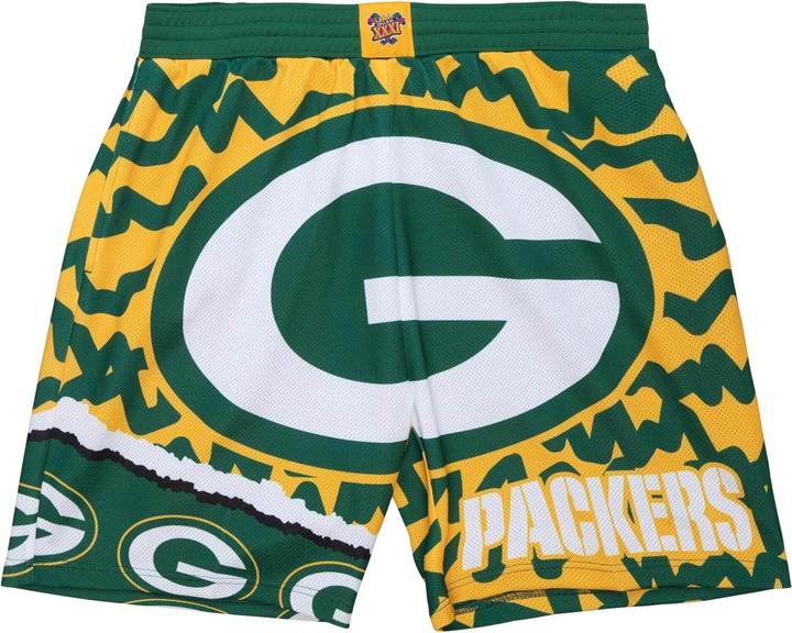 Produktbild Mitchell & Ness M&N Green Bay Packers JUMBOTRON Basketball Shorts - XL