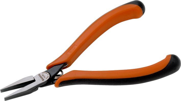 Actual product image Bahco ERGO flat nose pliers with 2-component handles, burnished 135 mm (135 mm)