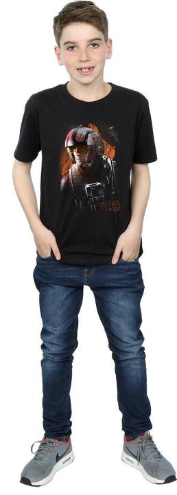 Produktbild Star Wars The Last Jedi Poe Dameron Brushed TShirt Jungen (116)