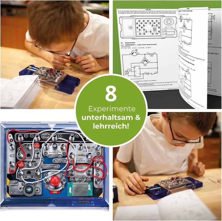 Produktbild Velleman Elektronischer Projektbaukasten - 8 Experimente - LED & Musik