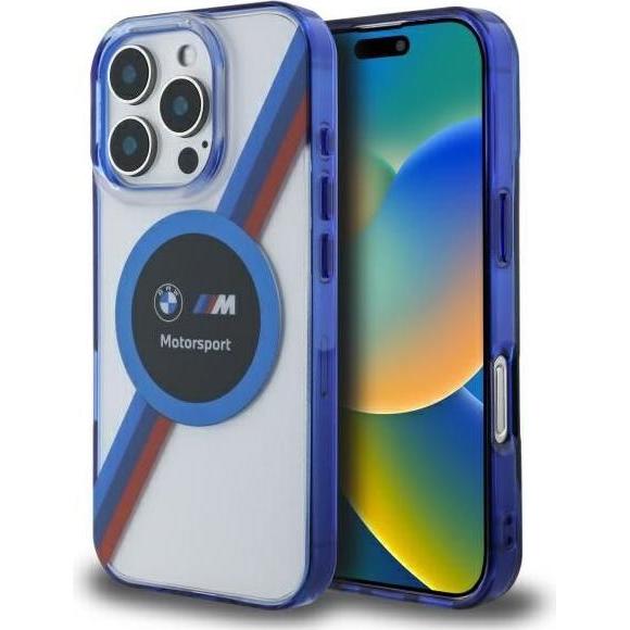 BMW BMHMP16L23HTPUT iPhone 16 Pro 6.3" przezroczysty/transparent hardcase Motosport IML Circle Ma (Apple iPhone 16 Pro),...