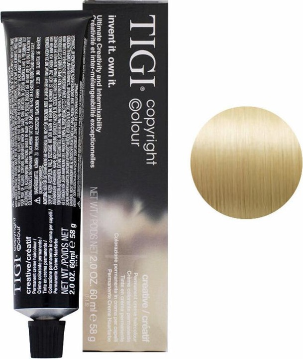 Actual product image Tigi Colour 10/0 Extra Light Blonde Natural 60ml (Extra Light Blonde Natural)