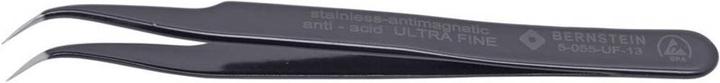 Bernstein ESD-pincet ULTRA FIJN sikkelvormig super puntig 7a