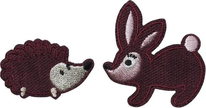 Patch écusson à Coudre Petit Lapin, Gris Clair | Tissus Hemmers