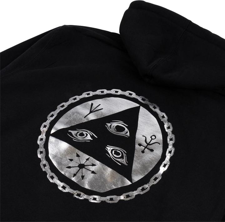 Immagine prodotto Welcome Tali Chain Felpa con cappuccio nera/foglia d'argento (S)