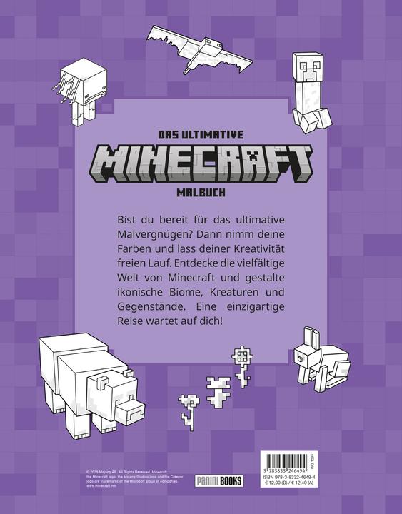 Produktbild Panini Minecraft: Das ultimative Minecraft-Malbuch
