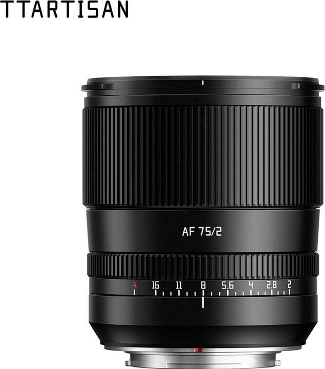 Produktbild TTArtisan AF 75mm f/2.0 Fuji X-Mount Black (Fujifilm X, APS-C / DX, Vollformat)