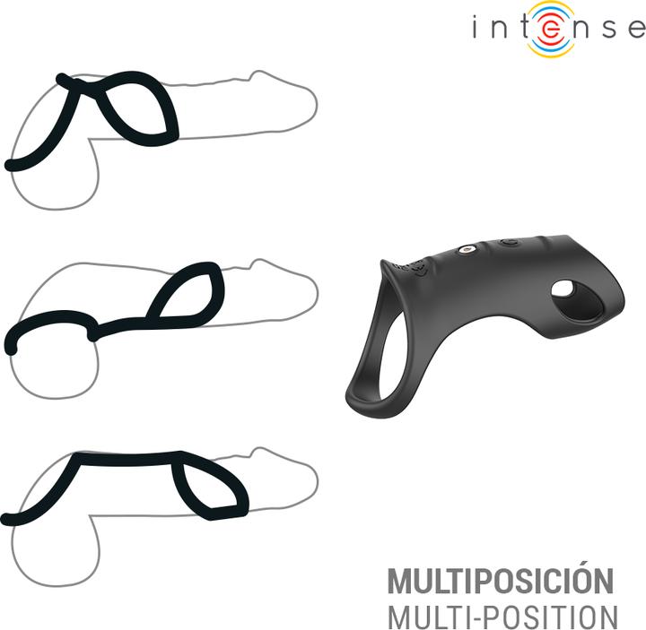 Produktbild Intense - Jerome Verstellbarer Vibrierender Penisring Modell 12