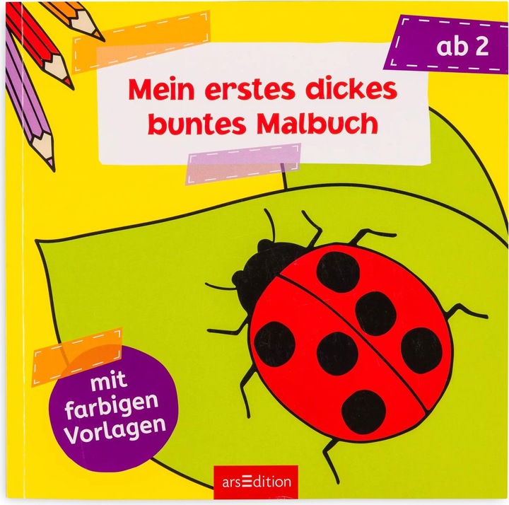 Produktbild Mein erstes dickes buntes Malbuch