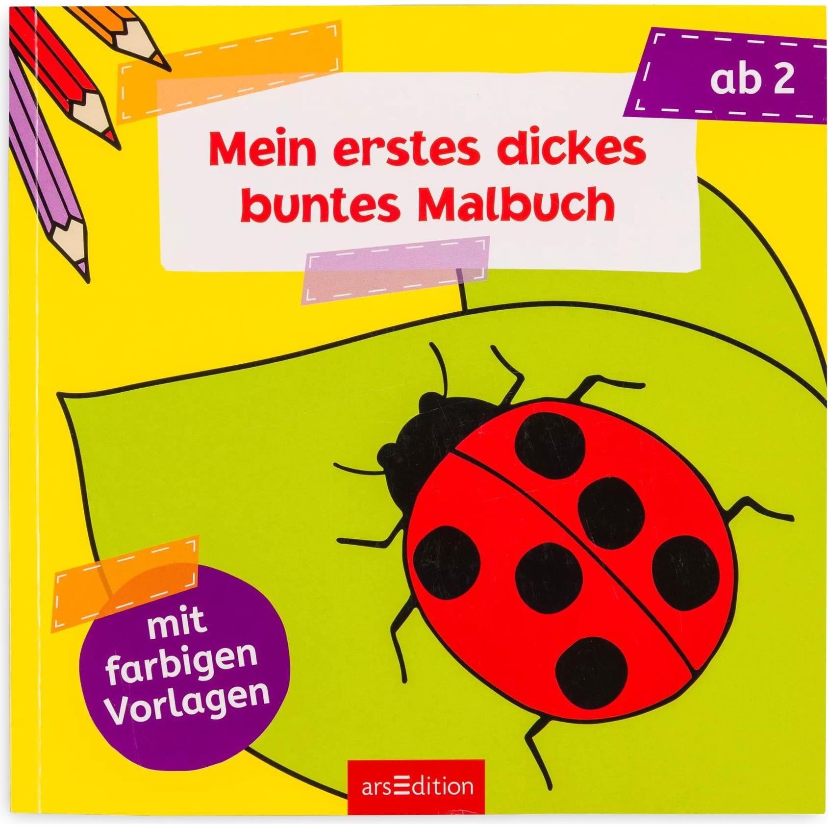 Ars Edition Mein erstes dickes buntes Malbuch