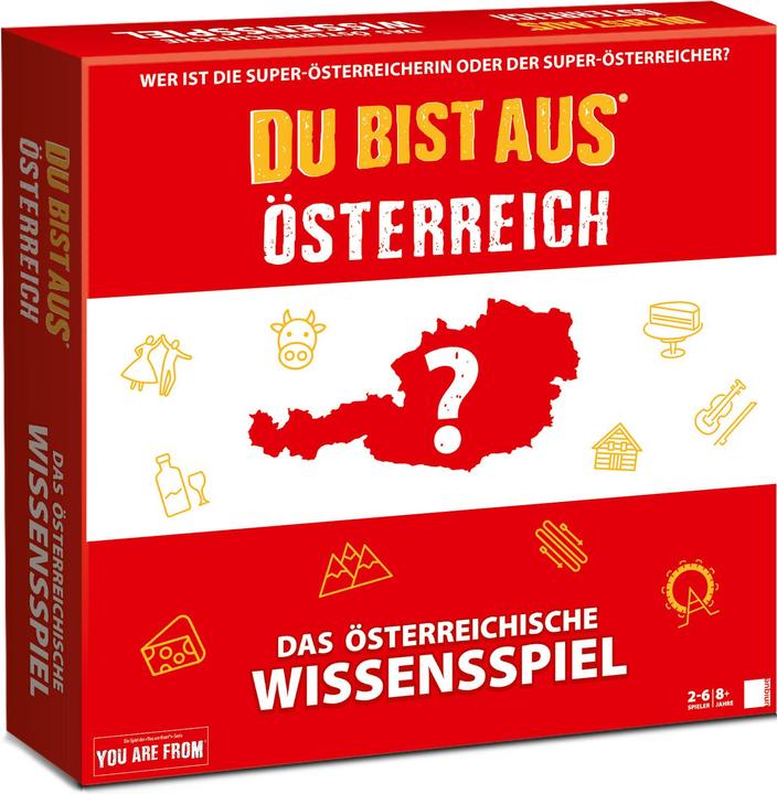 Actual product image You are from Austria! - The knowledge game (2 - 6 Players)