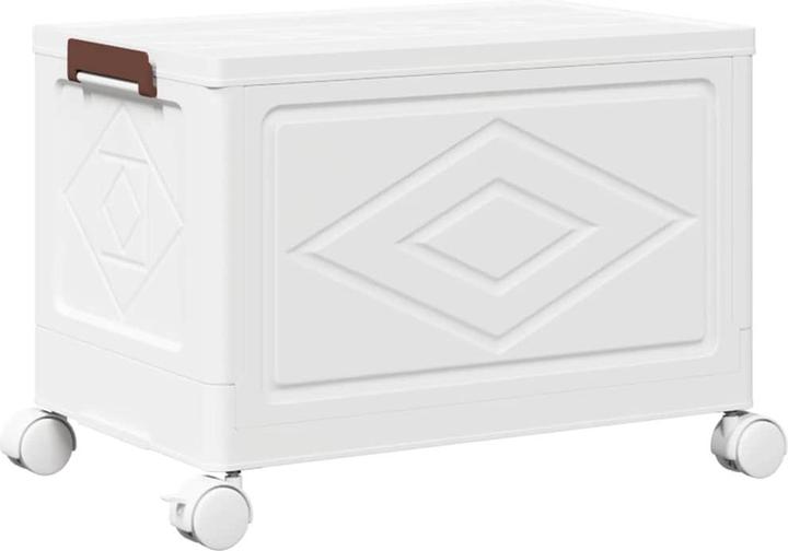 Actual product image vidaXL Storage box with wheels Stackable 28 L (28 l)