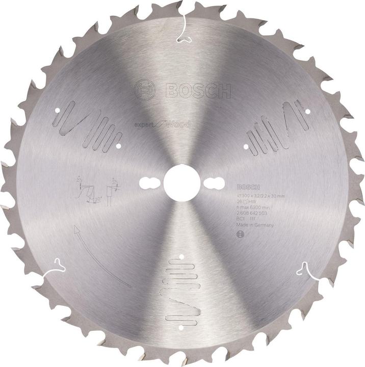 Actual product image Bosch Professional Zubehör Circular saw blade Expert for Wood, 300 x 30 x 3.2 mm, 26