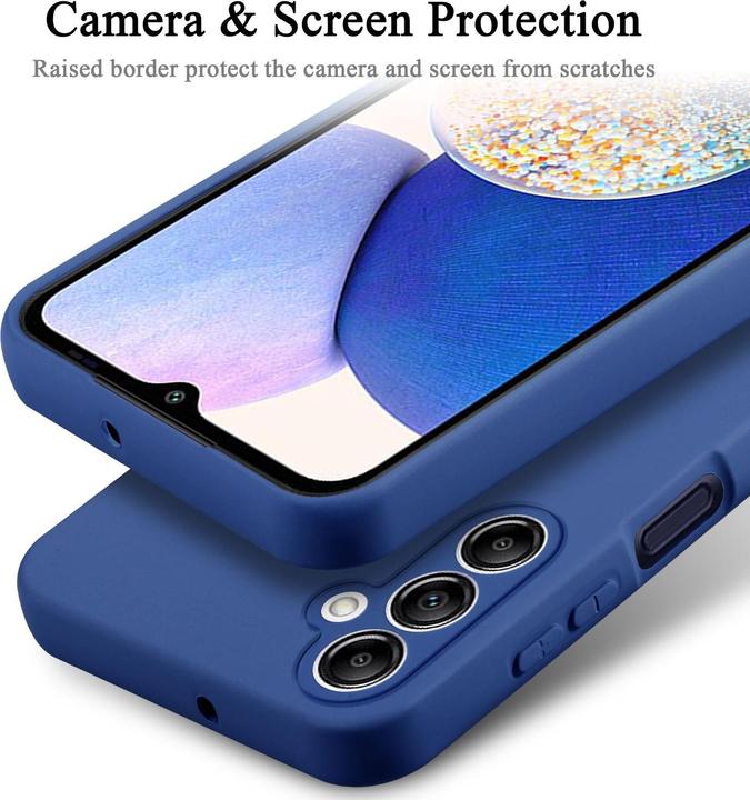 Immagine prodotto Cadorabo Custodia per Samsung Galaxy A14 4G / 5G / M14 TPU con design in silicone a protezione dei liquidi (Samsung Galaxy A14, Samsung Galaxy M14)