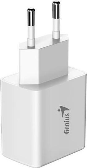 Actual product image Genius PD-20AC white / Charging adapter / 20W / 1x USB-C / 1x USB-A / USB-C PD 3.0 / USB-A QC 3.0 (20 W)