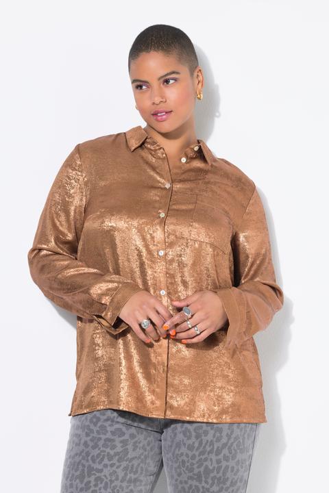 Immagine prodotto Studio Untold Hemdbluse, Boxy Shape, Copper-Coating (42, 44)