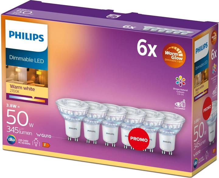Produktbild Philips Spot (GU10, 5 W, 345 lm, 1 x, F)