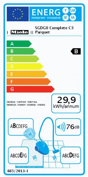 Actual product image Miele Complete C3 Parquet EcoLine