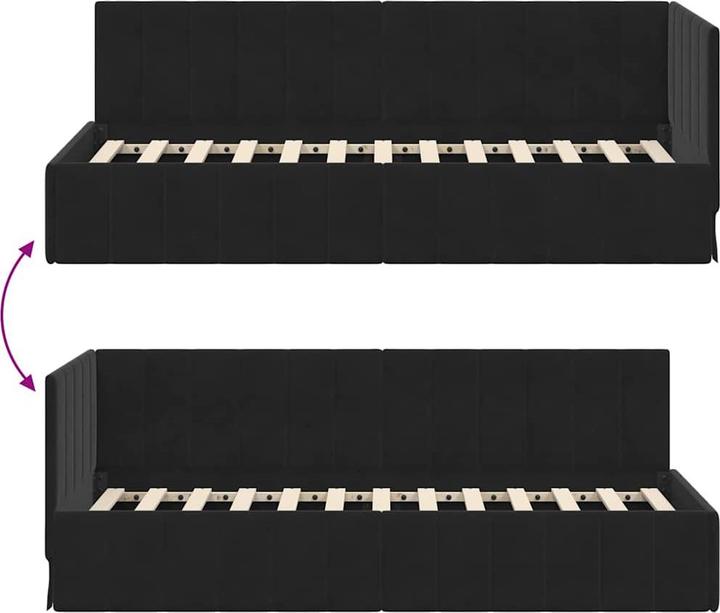 Image du produit vidaXL Eckbettgestell (80 x 200 cm)