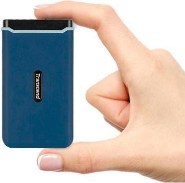 Actual product image Transcend SSD ESD370C 250GB USB-C USB 3.1 Gen 2 (0.25 TB)