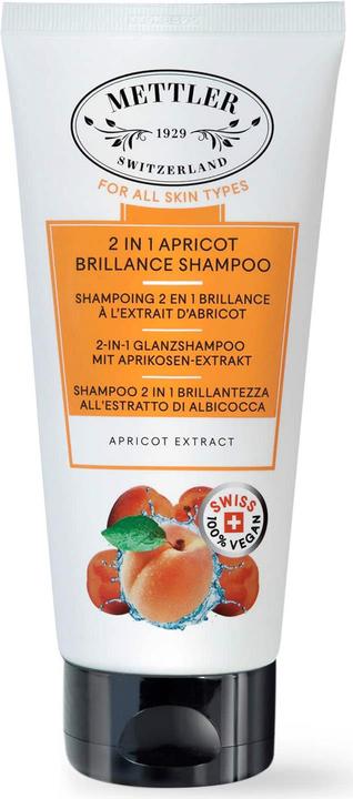 Produktbild Mettler1929 2-In-1 Glanzshampoo mit Aprikosen-Extrakt (200 ml, Flüssiges Shampoo)