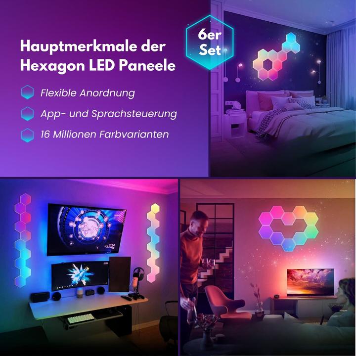 Image du produit Hermex Hexagon-Lichtpaneele