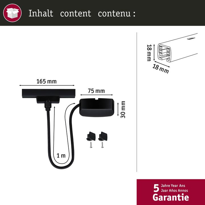 Image du produit Paulmann Alimentation par câble URail