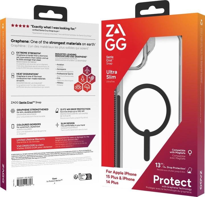 Produktbild Zagg Cases Santa Cruz Snap (Apple iPhone 15 Plus)