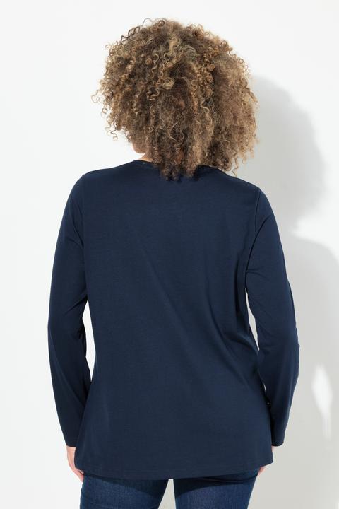 Produktbild Ulla Popken Weihnachtsshirt, Classic, Rundhals, Langarm (42, 44)