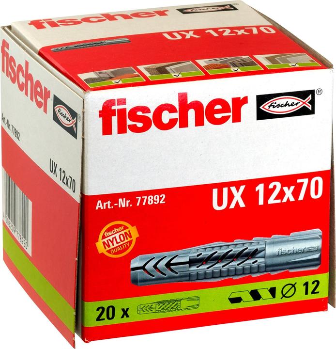 Produktbild Fischer Universaldübel UX 12x70 (20 Stk.)