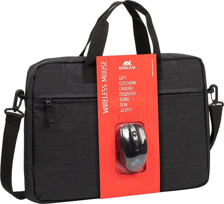 Rivacase Regent + Mouse senza fili (15.60", Universale)
