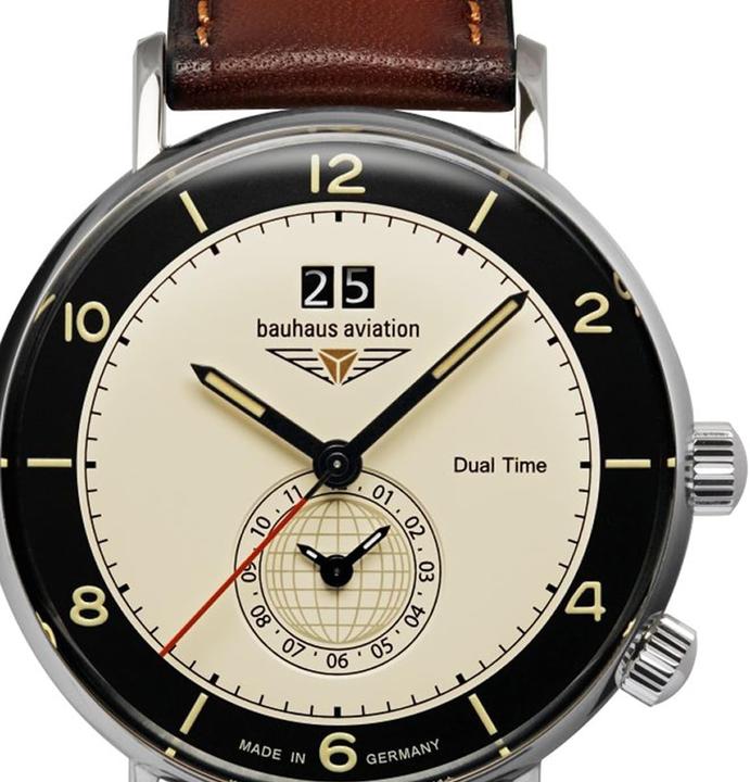 Actual product image Uhr Aviation Vintage Pilot 24462 41 mm (Analogue wristwatch, Pilot watch, 41 mm)