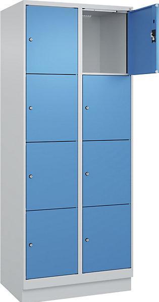 Actual product image kaiserkraft 4-compartment locker Evolo PLUS (80 cm, 195 cm)