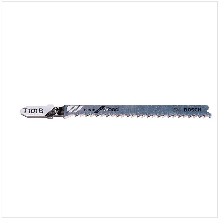Image du produit Bosch Professional Zubehör Lame de scie sauteuse T 101 B Clean for Wood, pack de 25