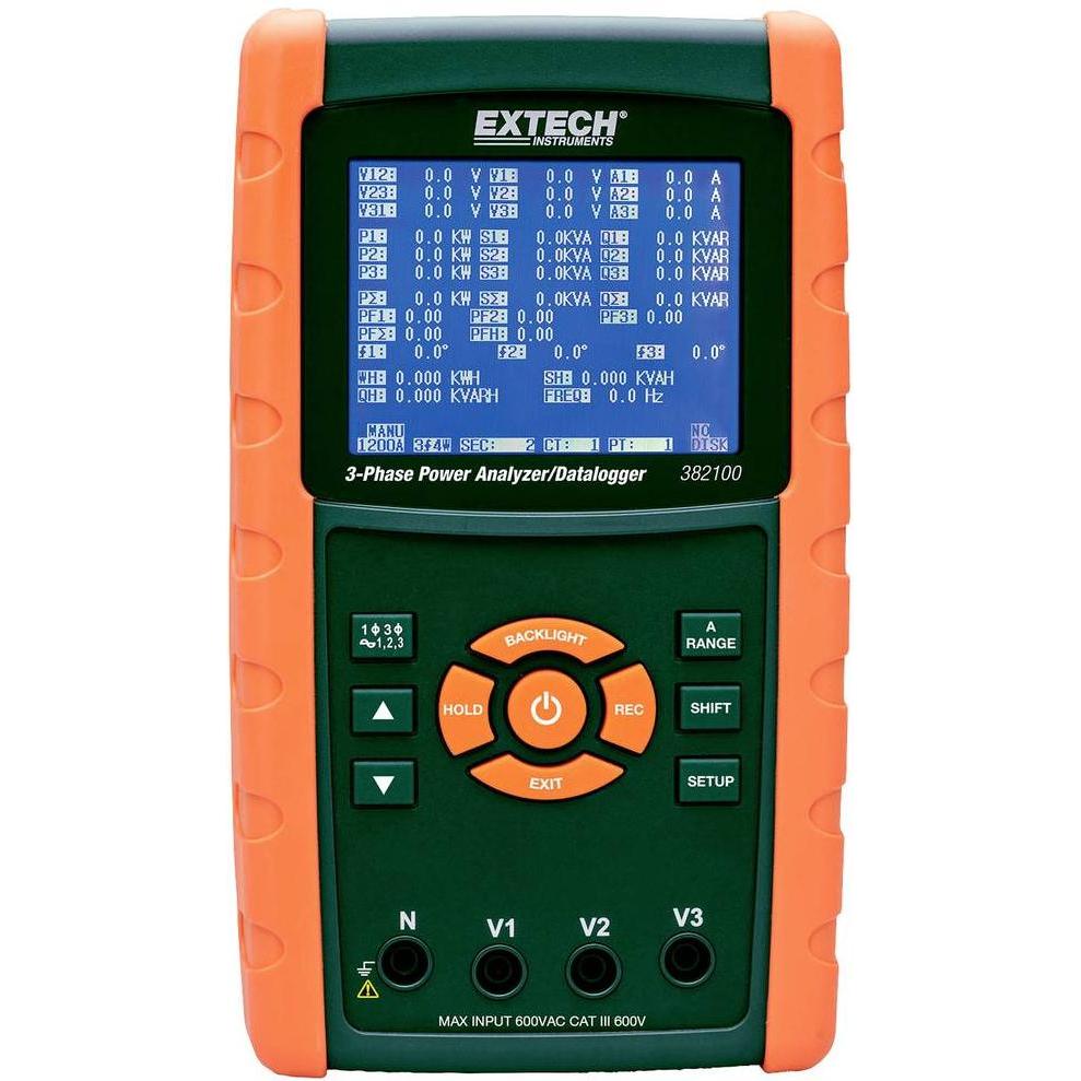 Extech, Detektor, Leistungsanalysator/Datenlogger 1200A