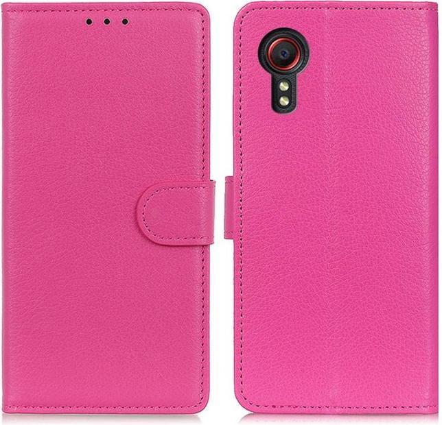 Actual product image MU Classic Litchi Leather Bookcover Series (Samsung Galaxy XCover7 Pro)