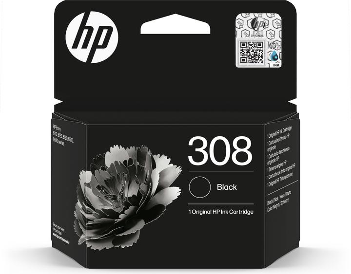 Image du produit HP 308 Cartouche d'encre noire originale