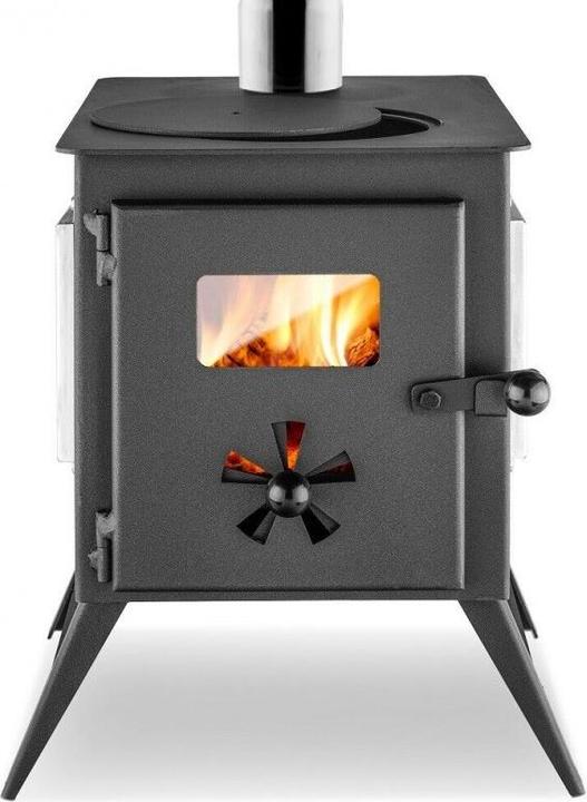 Produktbild Avetoe 3-Scheiben-Gartenofen mit Herdplatte und Zeltofen