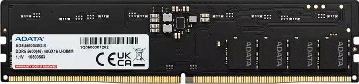 Produktbild Adata DDR5 48GB 5600-46 Premier Single Tray (1 x 48GB, 5600 MHz, DDR5-RAM, DIMM)