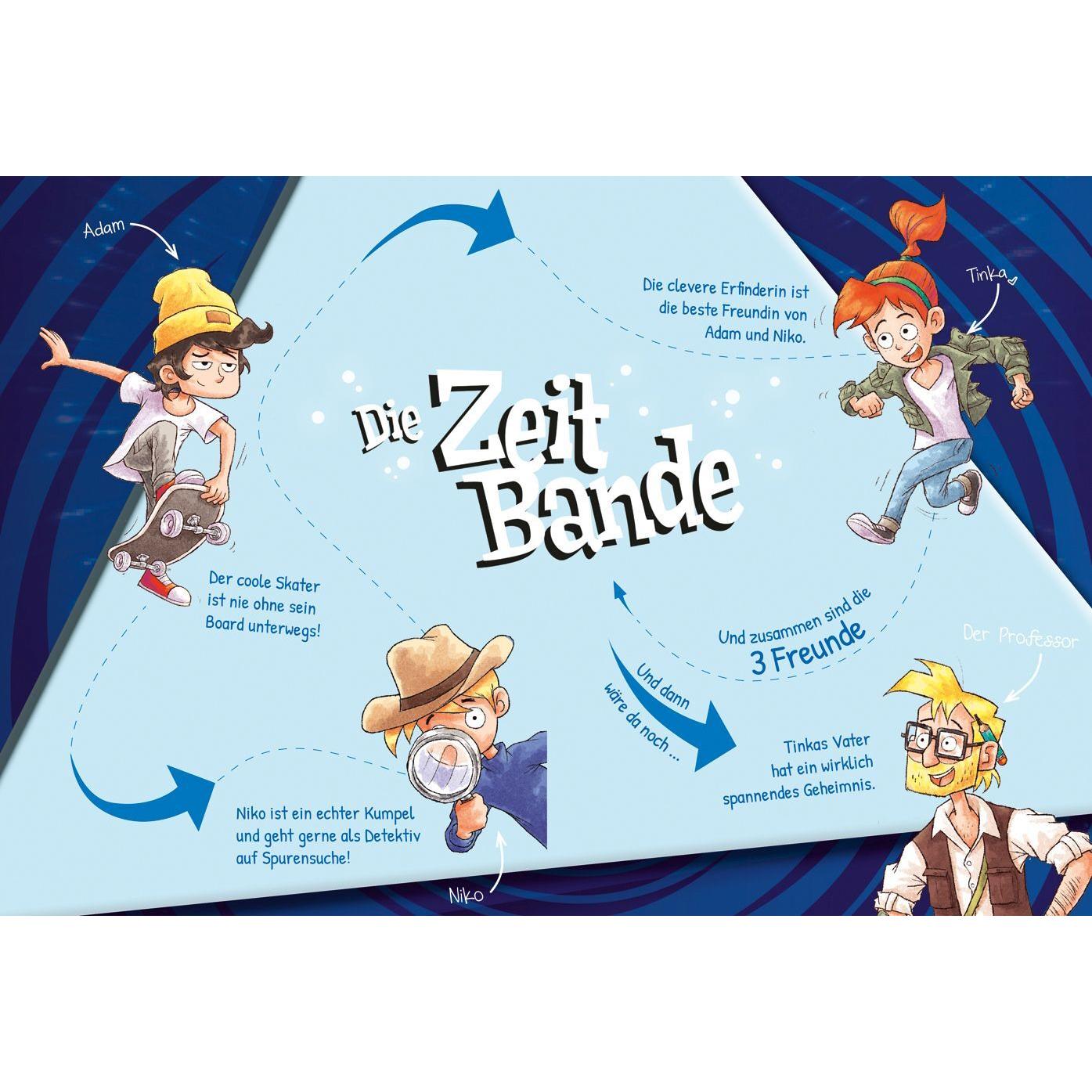 Thumbnail - Die ZeitBande. Band 2. Ritterturnier in Flammen, Kinderbücher von Benjamin Schreuder, Dominik Rupp