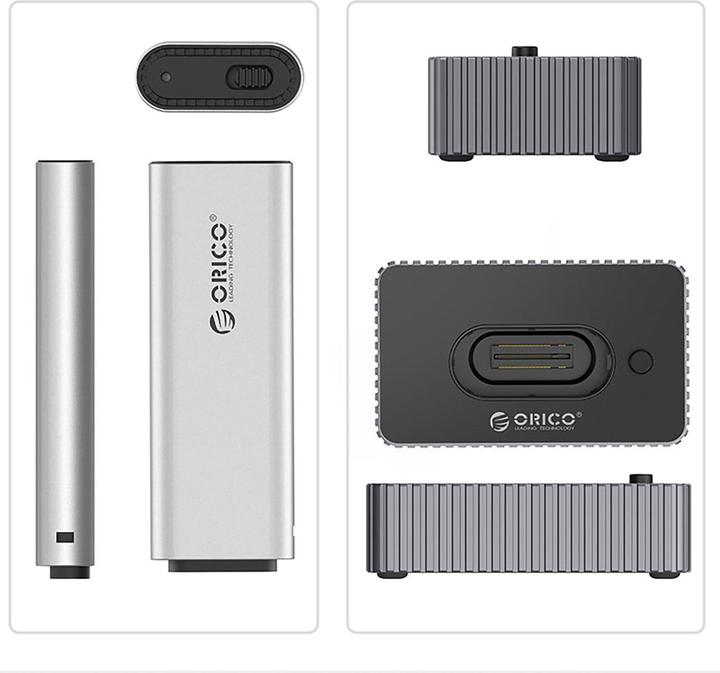 Produktbild Orico Other Computer Accessory IT18C3 Docking Station for M.2 NVMe/SATA Drive - Gray